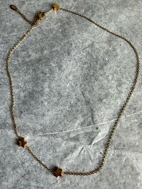 18k Gold plated Star Charm Necklace - Women Jewelry